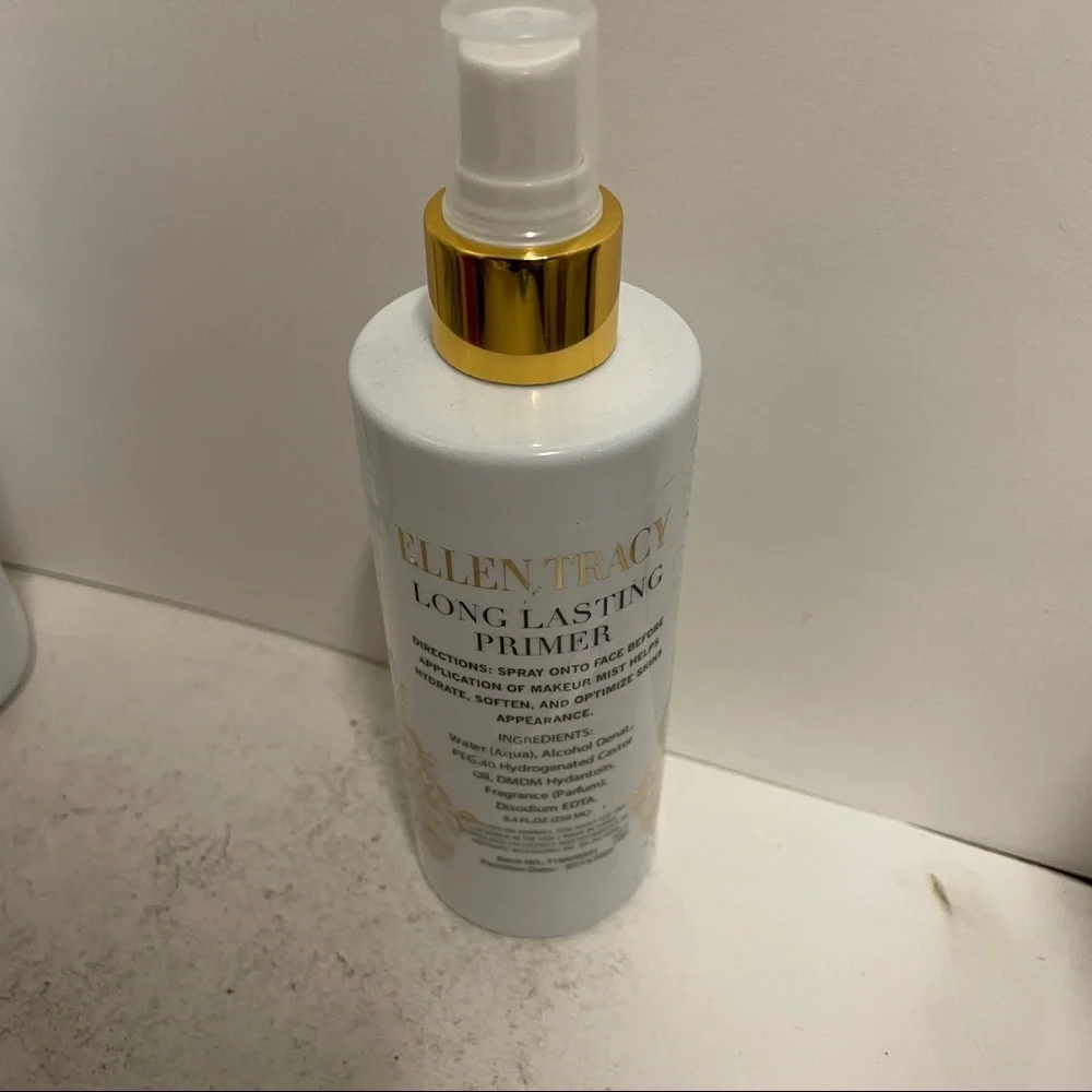 Ellen Tracy Long Lasting Primer Makeup Setting Spray 8.4 OZ HTF